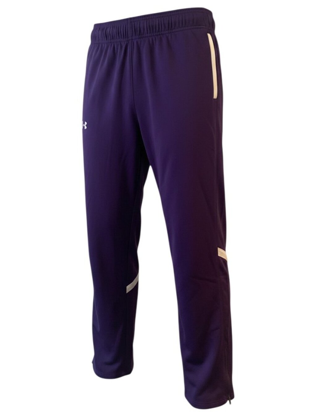 Under Armour Training Pants Women's Medium Loose Fit Purple White